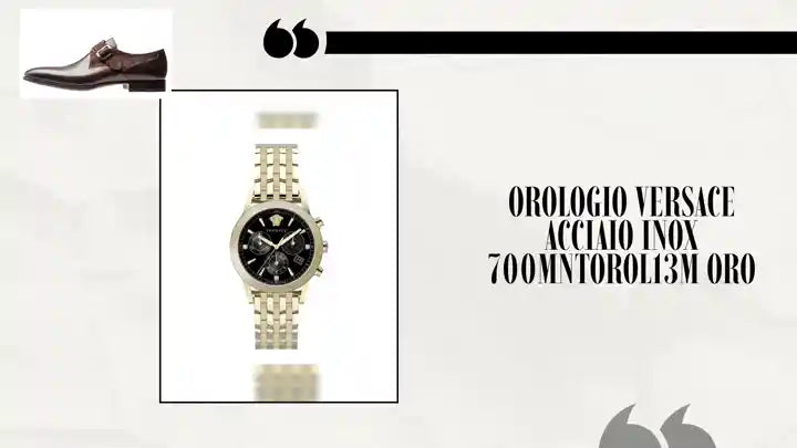 Orologio Versace Acciaio Inox 700MNTOROL13M Oro by@Outfy