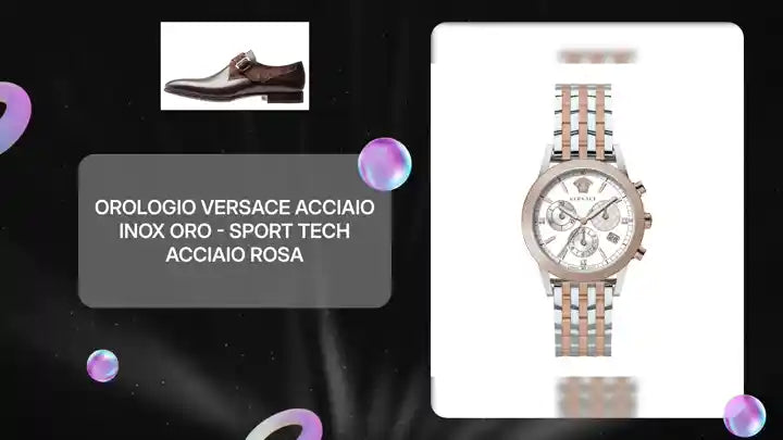 Orologio Versace acciaio inox oro - Sport Tech Acciaio Rosa by@Outfy