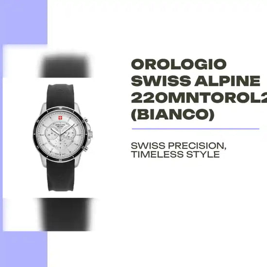 Orologio Swiss Alpine 220MNTOROL2M (Bianco) by@Outfy