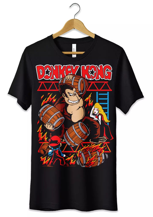 T-Shirt Maglietta Videogames Donkey Kong