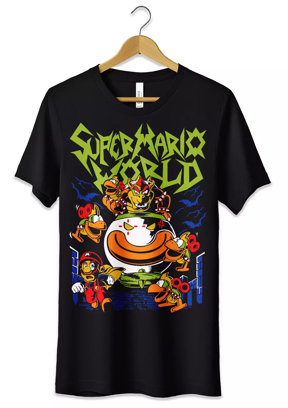 T-Shirt Maglietta Videogames Super Mario World